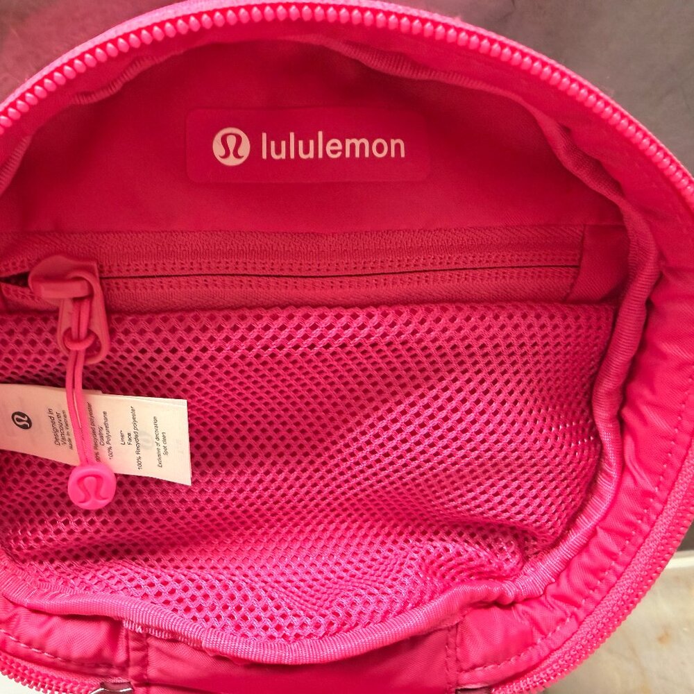 Lululemon "Be Happy" Daily Essentials Mini Pouch - Pink/Smiley - Picture 6 of 7